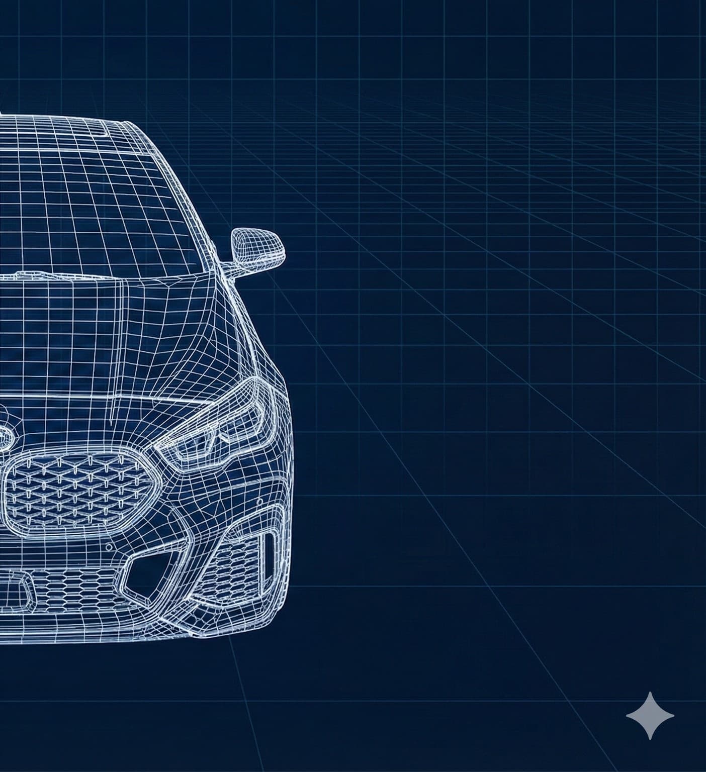 digital twin wireframe simulation